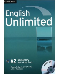 English Unlimited Elementary Workbook: Английски език - ниво A2 (учебна тетрадка с DVD-ROM)