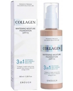 Enough Collagen Фон дьо тен 3 в 1, SPF15, N23, 100 ml