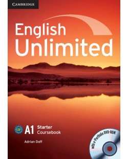 English Unlimited Starter Coursebook with e-Portfolio: Английски език - ниво A1 (учебник с DVD-ROM)