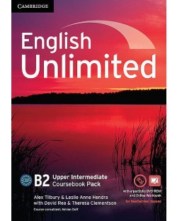 English Unlimited Upper Intermediate Coursebook with e-Portfolio and Online Workbook Pack
