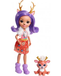 Кукла Mattel Enchantimals от Mattel – Данеса Диър, с еленче