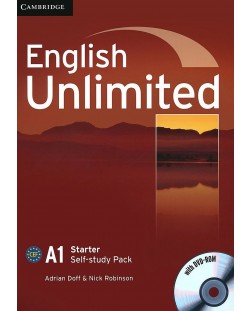 English Unlimited Starter Workbook: Английски език - ниво A1 (учебна тетрадка с DVD-ROM)