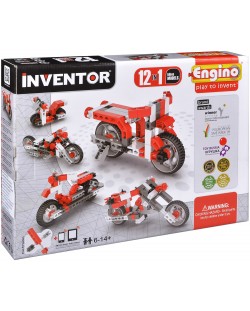 Конструктор Engino Inventor - 12 модела мотоциклети