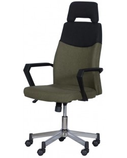 Ергономичен стол Carmen - 6005, зелен/черен