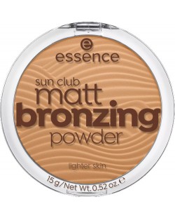 Essence Бронзираща пудра Sun Club Matt, 01 Natural, 15 g