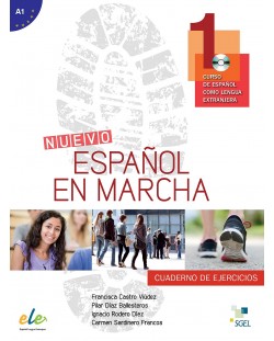 Nuevo Espanol en marcha 1: Cuaderno De Ejercicios / Тетрадка по испански език за 8. - 12. клас (ниво A1)