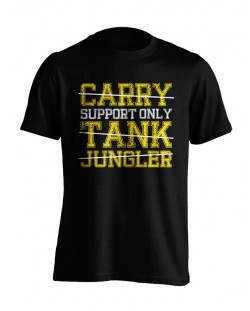 Тениска ESL - Support Only, черна, размер S