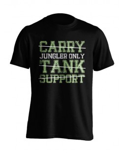 Тениска ESL - Jungler Only, черна, размер L