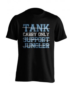 Тениска ESL - Carry Only, черна, размер XL