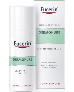Eucerin DermoPure Матиращ флуид за лице, 50 ml