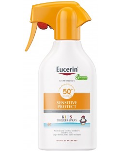 Eucerin Sun Слънцезащитен спрей за деца Sensitive Protect, SPF50+, 250 ml