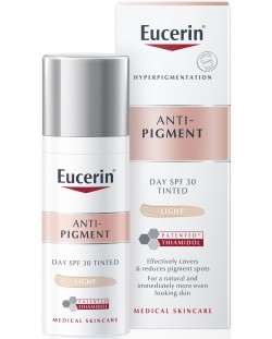 Eucerin Anti-Pigment Оцветен днeвен крем, SPF 30, Светъл, 50 ml