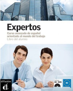 Expertos: Учебник по испански език -
ниво B2 + CD и DVD