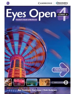 Eyes Open Level 4 Combo A with Online Workbook and Online Practice / Английски език - ниво 4: Учебник с тетрадка и онлайн материали, част 1