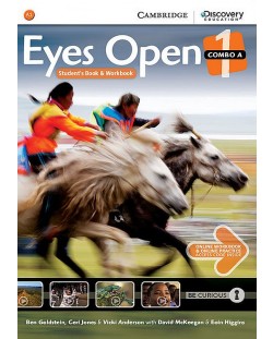Eyes Open Level 1 Combo A with Online Workbook and Online Practice / Английски език - ниво 1: Учебник с тетрадка и онлайн материали, част 1