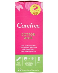 Ежедневни превръзки Carefree - Aloe, 20 броя