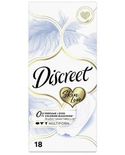 Ежедневни превръзки Discreet - Skin Love, 18 броя