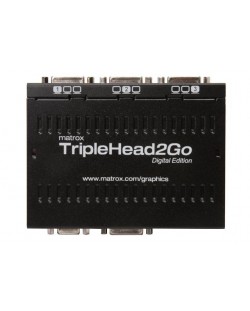 Външен мулти-дисплей адаптер Matrox - T2G-D3D-IF, черен