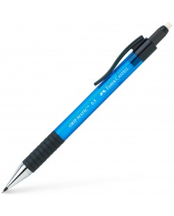 Автоматичен молив Faber-Castell - Grip Matic, 0.5 mm, син