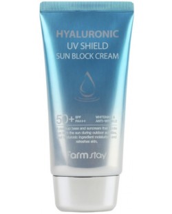 FarmStay Hyaluronic Слънцезащитен крем UV Shield, SPF50+, 70 g