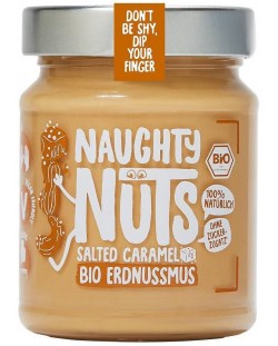 Фъстъчен тахан Солен карамел, 250 g, Naughty Nuts