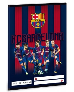 Ученическа тетрадка А5, 32 листа Ars Una - FC Barcelona, играчи