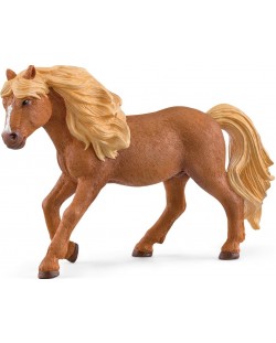 Фигурка Schleich Horse Club - Исландско пони жребец, кафяв