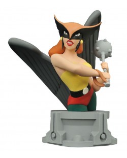 Фигура Justice League Animated Bust - Hawkgirl, 15 cm