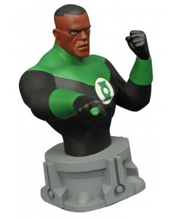 Фигура Justice League Animated Bust - Green Lantern, 15 cm
