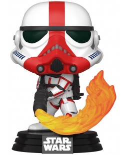 Фигура Funko POP! Television: The Mandalorian - Incinerator Stormtrooper #350