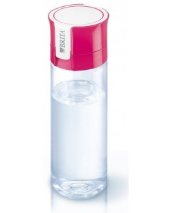 Филтрираща бутилка за вода BRITA - Fill&Go Vital, 0.6 l, розова