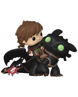 Фигура Funko POP! Rides: How to Train Your Dragon - Hiccup with Toothless #123