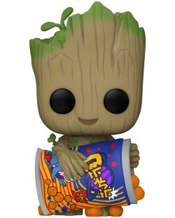 Фигура Funko POP! Marvel: I Am Groot - Groot with Cheese Puffs #1196