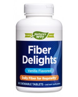 Fiber Delights, 60 таблетки, Nature's Way