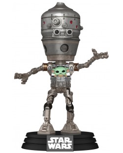 Фигура Funko POP! Deluxe: The Mandalorian - IG-12 with Grogu #720