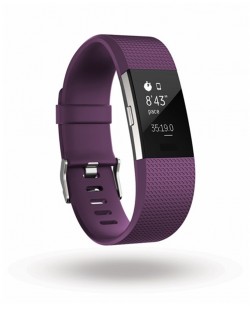 Смарт гривна Fitbit Charge 2 - L размер, лилава