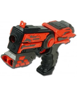 Детска играчка Ocie Red Guns - Пистолет, с 6 меки стрели и държач