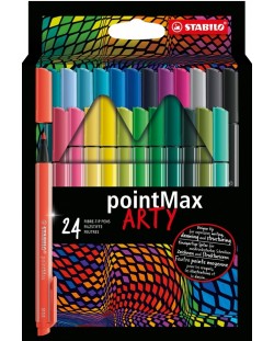 Флумастери Stabilo Arty - pointMax, 24 цвята