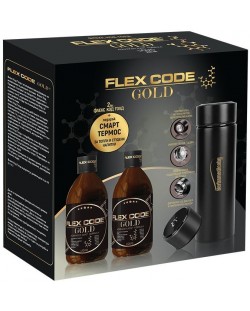 Flex Code Gold Комплект, 2 х 500 ml, Herbamedica + подарък Смарт термос