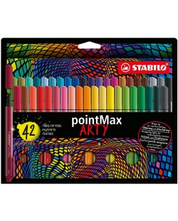 Флумастери Stabilo Arty - pointMax, 42 цвята