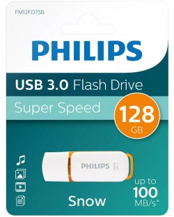 Флаш памет Philips - Snow, 128GB, USB 3.0