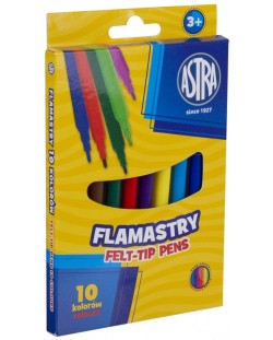 Флумастери Astra - 10 цвята