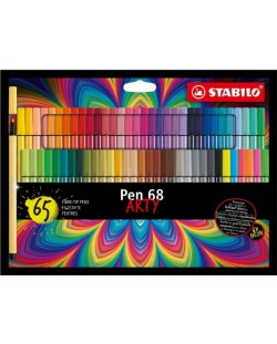 Флумастери Stabilo Arty - Pen 68, 65 цвята
