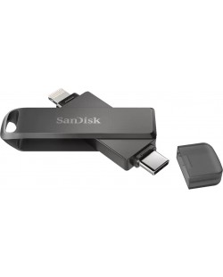 Флаш памет SanDisk - iXpand Flash Drive Luxe, 64GB, USB-C/Lightning