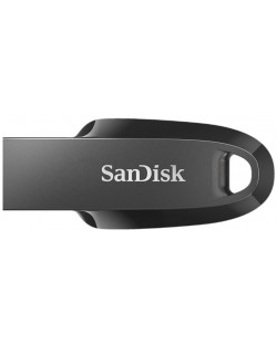 Флаш памет SanDisk - Ultra Curve 3.2, 128GB, USB 3.1, черна