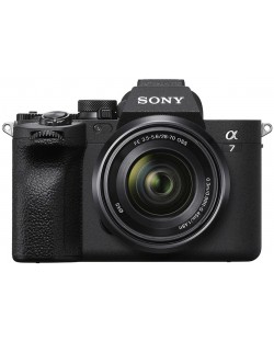 Безогледален фотоапарат Sony - Alpha A7 IV, 33MPx, 28-70mm, f/3.5-5.6