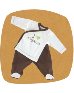 Сет камизолка и ританки For Babies - Organic, 6-12 месеца