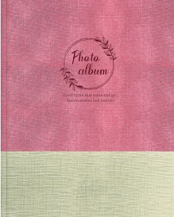 Фотоалбум със спирала Lastva Adore - B4, за 200 снимки, розов