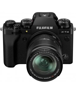 Фотоапарат Fujifilm - X-T4, обектив XF 18-55mm f/2.8-4, черен