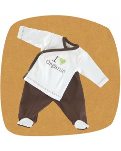 Сет камизолка и ританки For Babies - Organic, 3-6 месеца